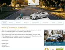 Tablet Screenshot of boumanautos.nl